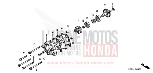 WATER PUMP CR250R7 de 2007